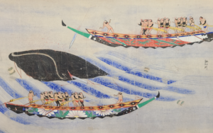 Image of Whale Scroll (people hunting whale)