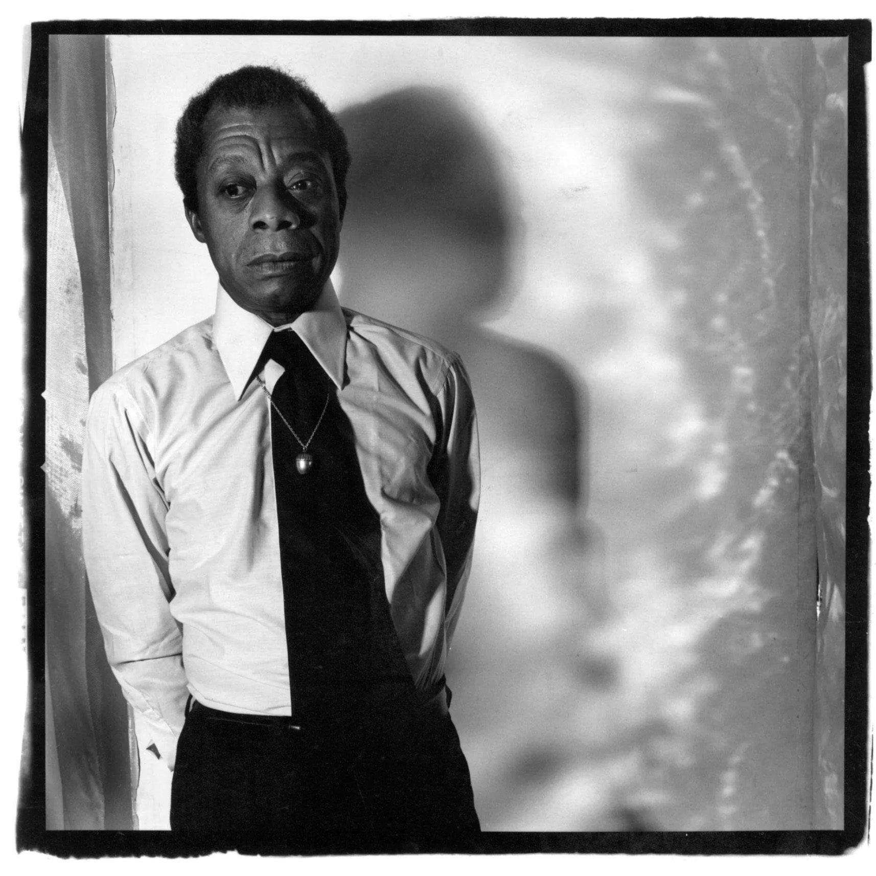 Anthony Barboza, "James Baldwin", Vintage Gelatin Silver Print, 1975